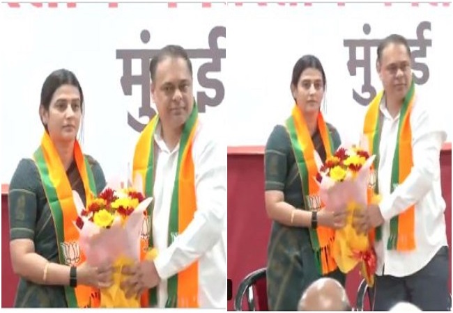 BMC चुनाव से पहले उद्धव ठाकरे को बड़ा झटका, पूर्व कॉरपोरेटर तेजस्वी घोषालकर बीजेपी में शामिल