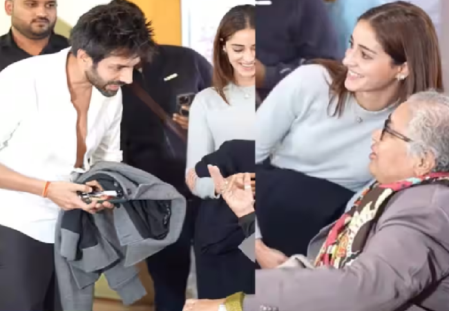 बुजुर्ग फैन के लिए कार्तिक आर्यन ने किया कुछ ऐसा, फिल्म रिलीज से पहले फैंस हुए खुश