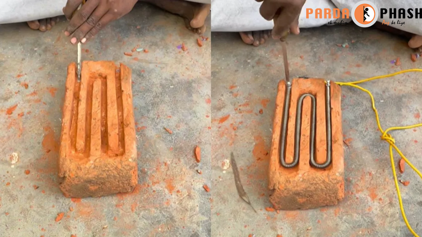 Viral Video : एक बंदे ने ईंट के साथ बना दिया हीटर, आर्यभट की मौसी का लड़का बोले यूजर