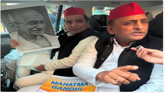 अखिलेश यादव, बोले- मनरेगा योजना खत्म करना चाहती है भाजपा, जिनके अंदर आत्मा नहीं है वो न तो महात्मा में विश्वास करते हैं, न परमात्मा में...