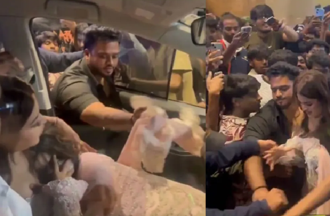 Nidhi Agerwal के साथ भीड़ में की गई बदतमीजी, वीडियो हुआ वायरल