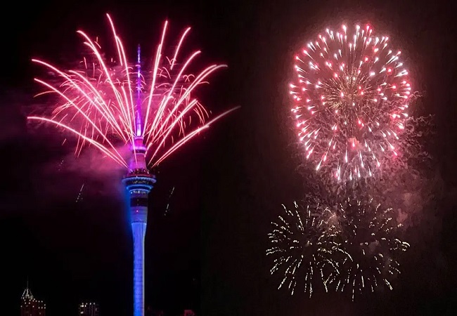 VIDEO: न्यूजीलैंड में शुरू हुआ नए साल का जश्न, प्रशांत महासागर में स्थित एक छोटा से देश सबसे पहले मनाता है नया साल