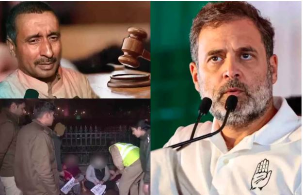 राहुल गांधी कुलदीप सेंगर की सजा सस्पेंड होने पर भड़के, बोले-बलात्कारियों को ज़मानत और पीड़िता के साथ अपराधियों सा व्यवहार, ये कैसा न्याय है?