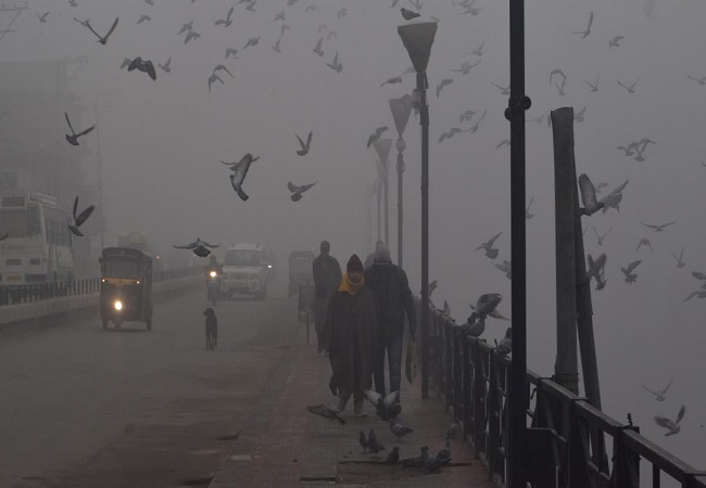 कश्मीर की घाटी में शून्य से तीन डिग्री नीचे पहुंचा पारा, पर्यटक शांत माहौल और ठंड का ले रहे मजा कश्मीर की घाटी में शून्य से तीन डिग्री नीचे पहुंचा पारा, पर्यटक शांत माहौल और ठंड का ले रहे मजा