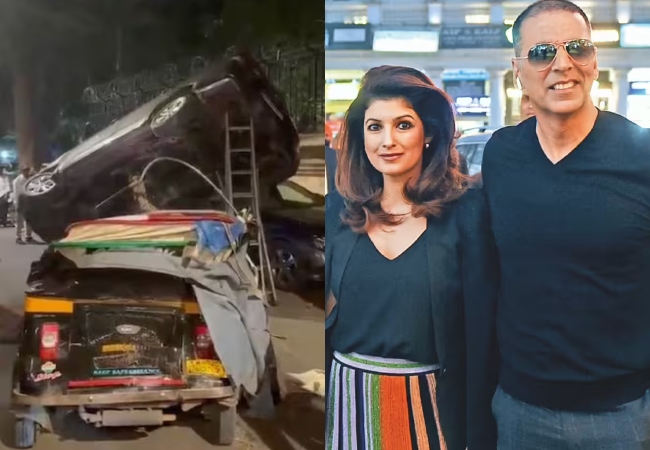 अभिनेता अक्षर कुमार के काफिले की कार की ऑटो-रिक्शा से हुई जोरदार टक्कर, ड्राइवर और यात्री घायल