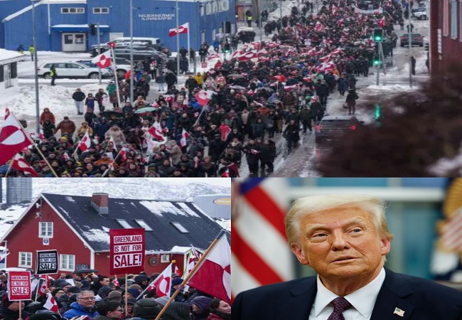 ग्रीनलैंड की जनता ने ट्रंप को 56 इंच का सीना दिखाते हुए ललकारा, बोले-हम न अमेरिकी हैं, न कभी होंगे'