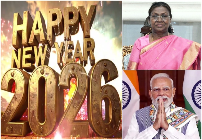Happy New Year 2026: राष्ट्रपति मुर्मू और पीएम मोदी ने देशवासियों को नववर्ष 2026 की दी शुभकामनाएं