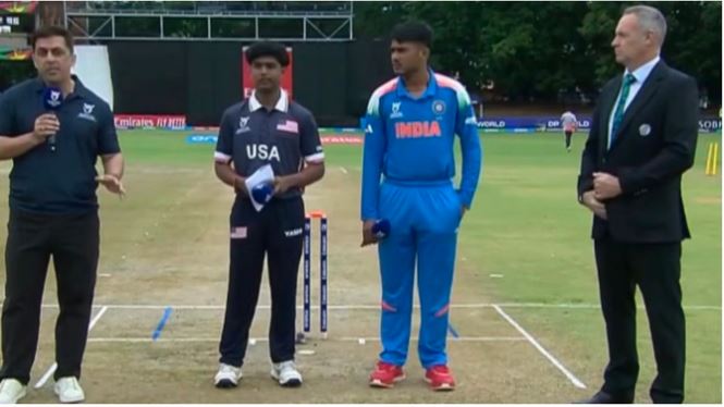 ICC U-19 ODI World Cup 2026 : भारत के सामने अमेरिका को 107 रनों पर ढेर, हेनिल पटेल ने झटके पांच विकेट