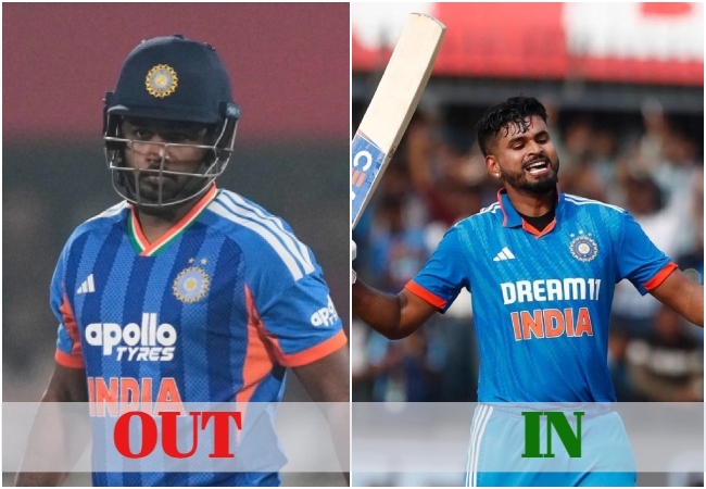 संजू सैमसन OUT, श्रेयस अय्यर IN : न्यूजीलैंड के खिलाफ चौथे T20I में ऐसी होगी टीम इंडिया की प्लेइंग इलेवन