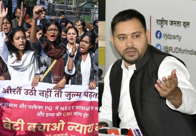NEET Student Death Case : तेजस्वी ने CBI जांच की सिफ़ारिश पर कसा तंज, नेता प्रतिपक्ष बोले- कहां हैं चुनावों में जंगलराज-जंगलराज चिल्लाने वाले?