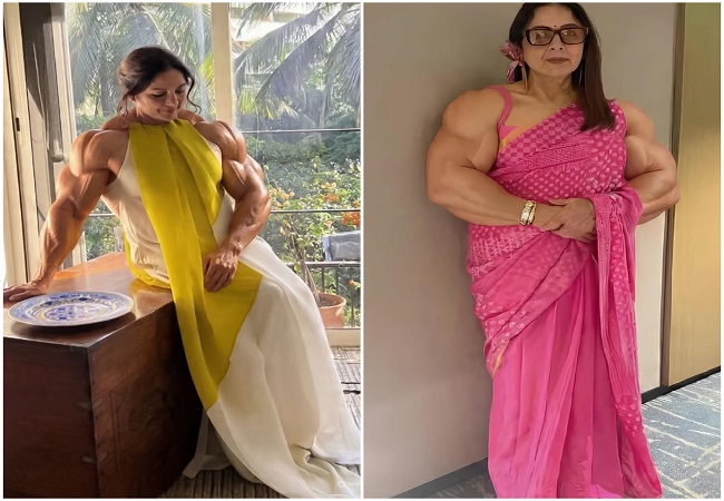 नीना गुप्ता ने बाइसेप्स और मस्कुलर बॉडी के साथ शेयर की अपनी लेटेस्ट तस्वीर, हैरान फैंस, जानिए क्या है राज?