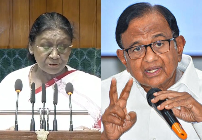 'गलत, मैडम प्रेसिडेंट!' पी चिदंबरम ने राष्ट्रपति के अभिभाषण पर उठाए सवाल, जानिए पूर्व वित्तमंत्री ने क्या कहा