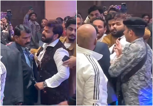 Video : पवन सिंह ने दोस्त की बर्थडे पार्टी में खोया आपा, शख्स की तरफ गुस्से में आगे बढ़े तो गार्ड्स और लोगों ने रोका