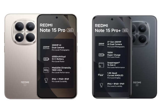 Redmi Note 15 Pro और Redmi Note 15 Pro+ 5G भारत में लॉन्च, चेक करें- स्पेक्स, कीमत और उपलब्धता