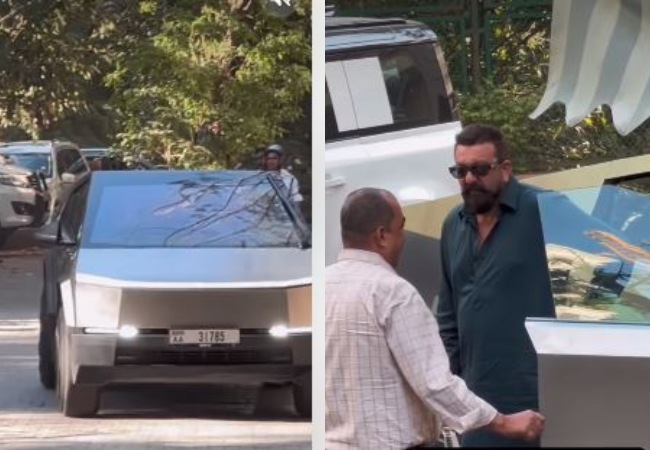 VIDEO : बॉलीवुड के 'संजू बाबा' संजय दत्त ने खरीदी टेस्ला साइबरट्रक, मुंबई की सड़कों पर चलाते आए नज़र, जानें इसकी कीमत?