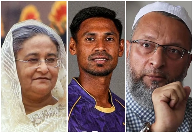 'शेख हसीना को भी वापस बांग्लादेश भेजो...' ओवैसी ने मुस्तफिजुर रहमान को IPL से हटाने पर दी प्रतिक्रिया