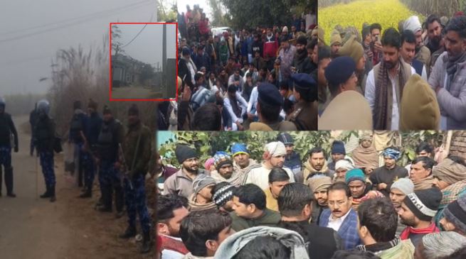 कपसाड़ कांड पर बवाल: मां की हत्या व बेटी के अपहरण पर तनाव, परिजनों ने अंतिम संस्कार करने से किया इनकार, सपा विधायक को पुलिस ने रोका