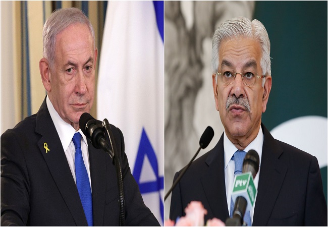 VIDEO-पाक रक्षा मंत्री ख्वाजा आसिफ बोले- अगर अमेरिका को सच में है इंसानियत में विश्वास तो इजरायली पीएम बेंजामिन नेतन्याहू को भी करे 'किडनैप'