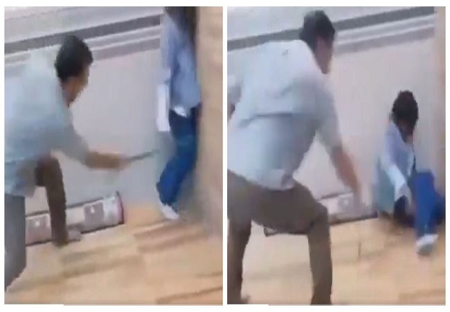 VIDEO: पाकिस्तान में फिर हुई इंसानियत शर्मशार, अध्यापक ने अल्पसंख्यक बच्ची को स्कूल में बेरहमी से पीटा