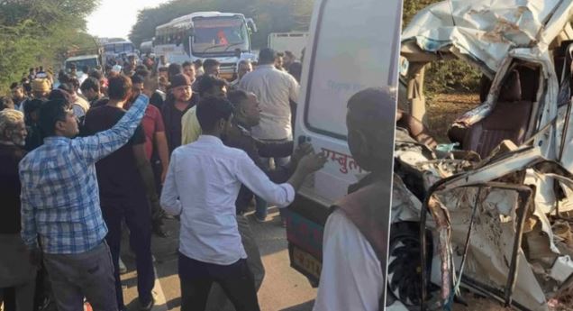 राजस्थान के सीकर में दर्दनाक सड़क हादसा: कार और ट्रक की भिडंत में 6 महिलाओं की मौत, तीन घायल