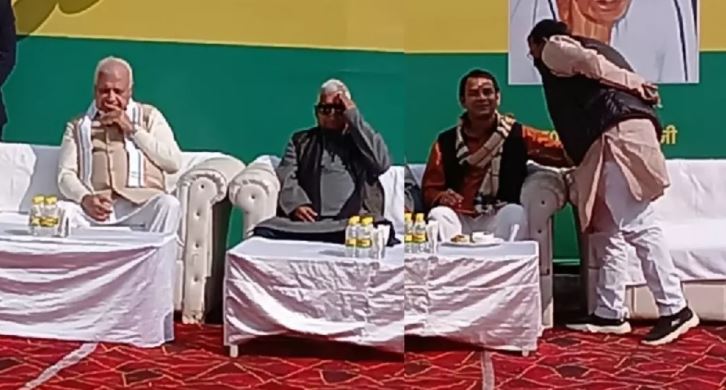 लालू परिवार में खत्म हुआ विवाद: दही-चूड़ा भोज में शामिल हुए आरजेडी प्रमुख, तेज प्रताप यादव के साथ मंच पर भी दिखे