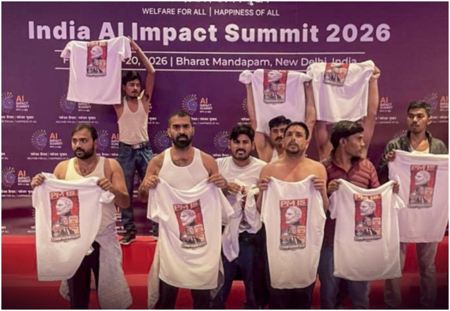 AI Summit Shirtless Protest : दिल्ली पुलिस ने ग्वालियर से एक और यूथ कांग्रेस वर्कर गिरफ्तार, अब तक कुल 5 लोग अरेस्ट