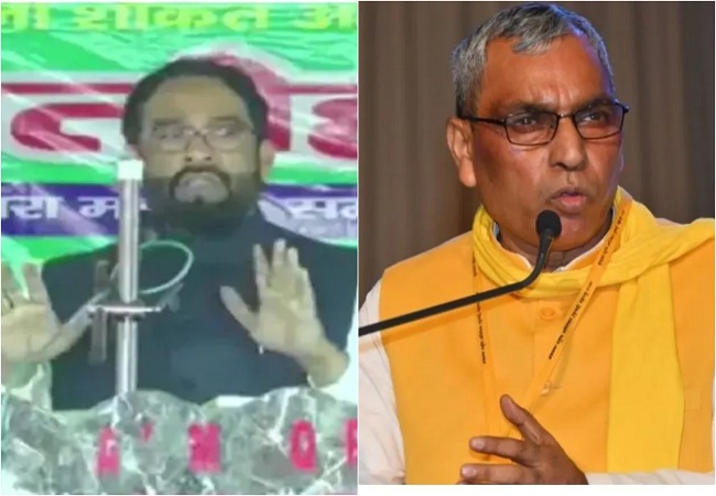 Video-AIMIM नेता शौकत अली के ‘हम दो, हमारे दो दर्जन’ नारे पर बढ़ा सियासी बवाल, योगी के मंत्री, बोले- बक$%द है सा$%, अनपढ़,जाहिल गंवार है