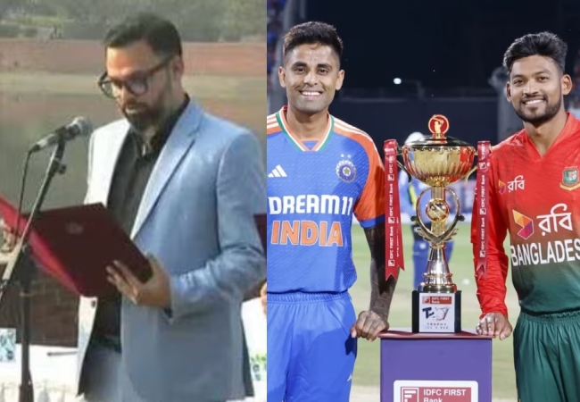 बांग्लादेश के नए खेल मंत्री को टी20 वर्ल्ड कप न खेल पाने का पछतावा! भारत से रिश्ते बेहतर करने पर दिया जोर