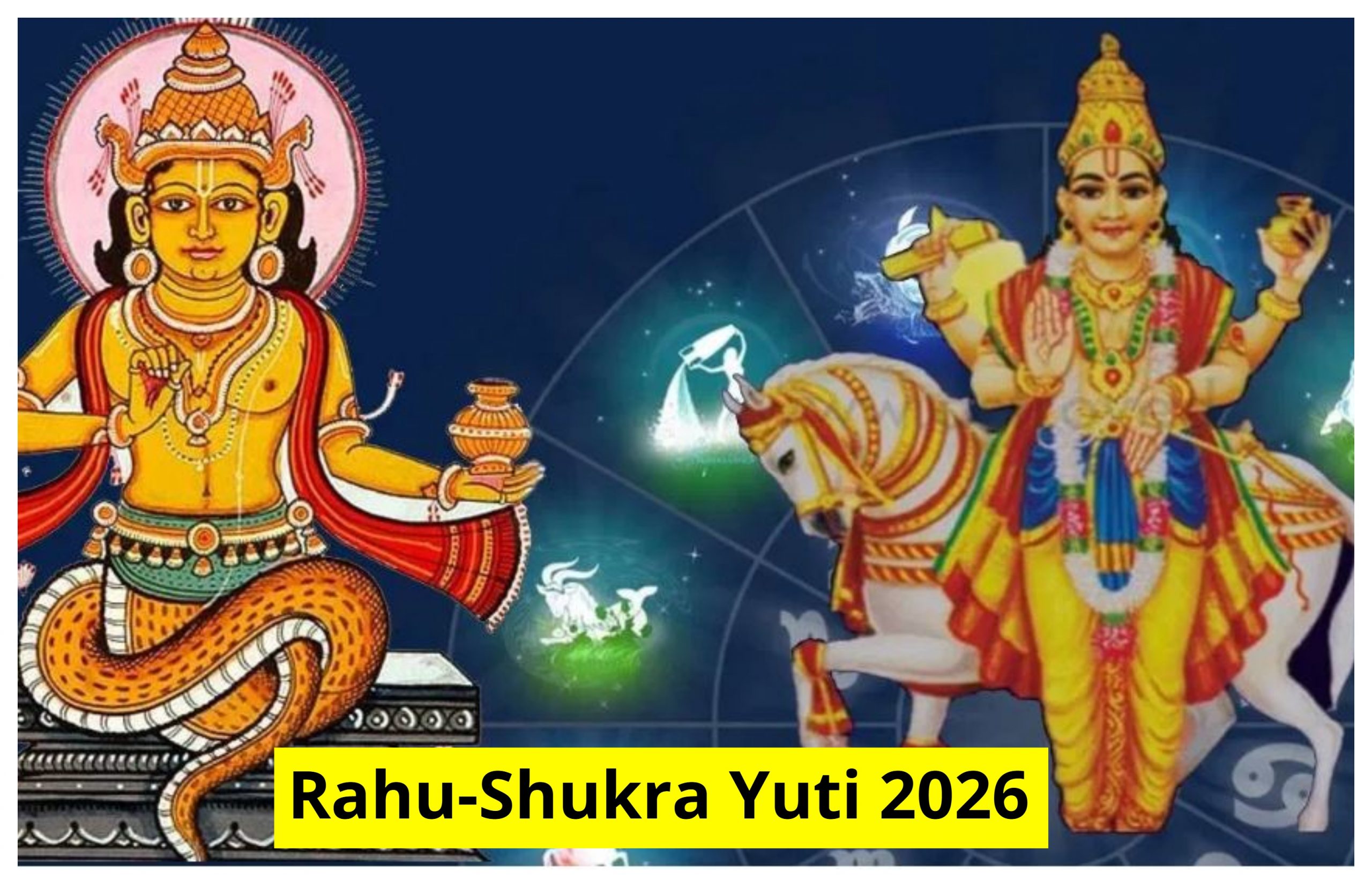Rahu-Shukra Yuti : फरवरी में इस तारीख से राहु-शुक्र की होगी युति , इन राशियों किस्मत बदलेगी