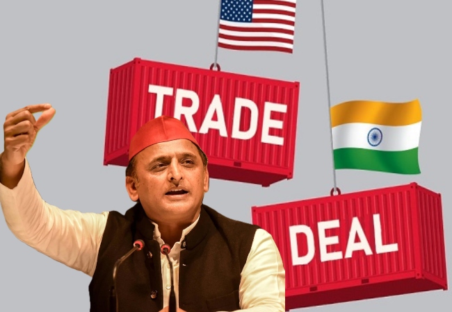 अखिलेश ने भारत-US ट्रेड डील पर कसा तंज, बोले- जनता भाजपा से ये पूछ रही है कि ज़ीरो बड़ा या 18?