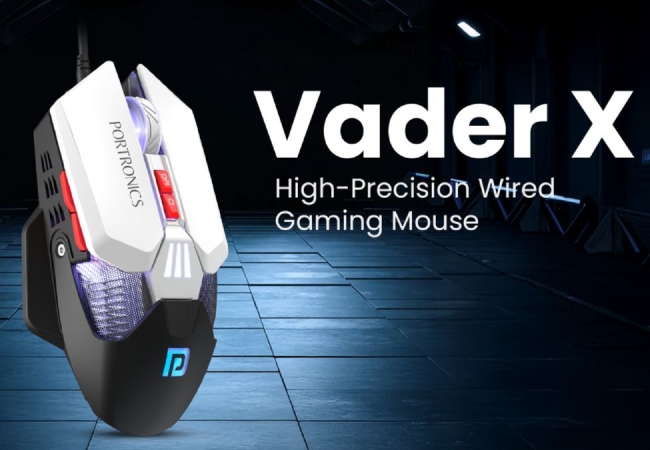 Portronics Vader X गेमिंग माउस 12800 DPI तक के साथ भारत में लॉन्च, कीमत सिर्फ ₹599