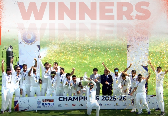 Ranji Trophy Final Result : जम्मू-कश्मीर ने पहली बार रणजी ट्रॉफी का खिताब जीतकर रचा इतिहास