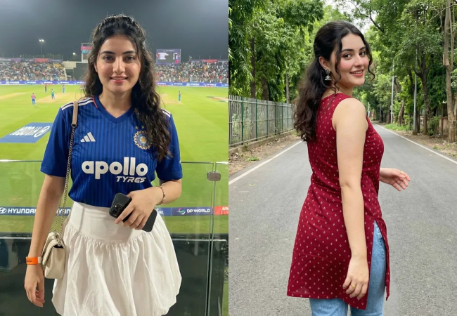T20 world cup 2026: नीली टी-शर्ट वाली 'मिस्ट्री गर्ल' अब देसी अवतार में ढाया कहर, आज हर कोई जानना चाहता है कि आखिर ये कौन है?