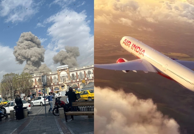 तेल अविव जा रही एयर इंडिया की फ्लाइट लौटी दिल्ली, इज़राइल में एयरस्पेस बंद