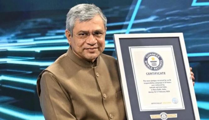 India AI Impact Summit 2026 : AI समिट में भारत ने बनाया गिनीज वर्ल्ड रिकॉर्ड, मिले 2.5 लाख से अधिक AI Responsibility Pledge