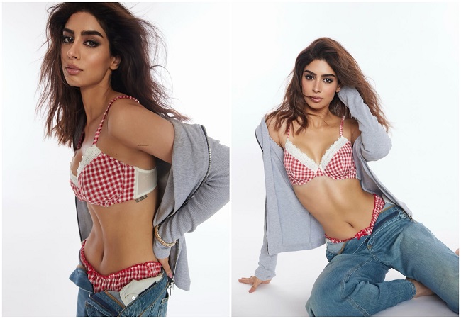 कपूर खानदान की लाडली के स्वैग पर दिल हारे फैंस, बिकिनी टॉप संग पहनी अनबटन जींस में दिया पोज