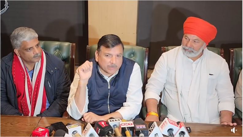 संजय सिंह का अमेरिकी ट्रेड पर बड़ा बयान, बोले- मोदी ने किसानों के डेथ वारंट पर किया हस्ताक्षर, हमारी संप्रभुता और स्वाभिमान का सौदा क्यों?