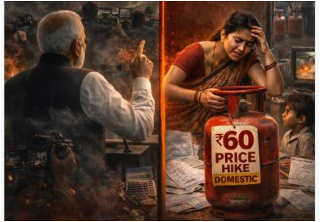 14.2 किलो वाले घरेलू LPG सिलेंडर की कीमतों में अचानक 60 रुपये का इजाफा, मोदी सरकार ने आज आम जनता को दिया महंगाई का जोरदार झटका