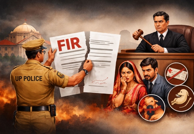 UP में FIR नियम बदला: दहेज, चेक बाउंस समेत 31 मामलों में पहले कोर्ट जाना होगा