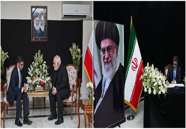 US-Israel-Iran War : भारत ने अयातुल्ला अली खामेनेई की मौत पर जताया दुख, ईरानी दूतावास पहुंचे विक्रम मिसरी