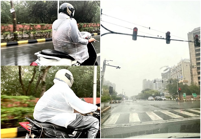 दिल्ली-एनसीआर में झमाझम बारिश और तूफानी हवाओं ने बदला दिल्ली का मिजाज, प्रदूषण से मिली बड़ी राहत