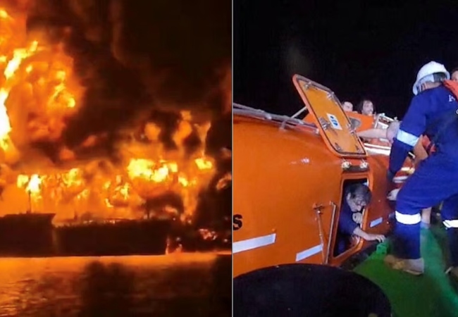 US के ऑयल टैंकर शिप पर ईरान ने 'सुसाइड बोट' से किया हमला, एक भारतीय की मौत