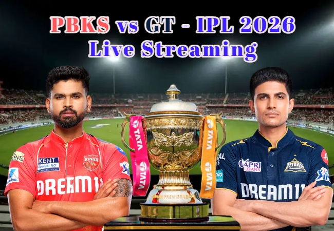 PBKS vs GT Live Streaming : आज पंजाब किंग्स की गुजरात टाइटंस से होगी भिड़ंत, जानें- कब और कहां देख पाएंगे लाइव मैच