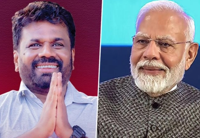 भारत ने पड़ोसी देश श्रीलंका को 38 हजार मीट्रिक टन डीजल-पेट्रोल की भेजी खेप ,राष्ट्रपति अनुरा कुमारा दिसानायके ने पीएम मोदी का जताया आभार