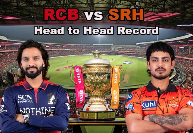 RCB vs SRH Head to Head : आरसीबी-सनराइजर्स की अब तक 25 बार हुआ आमना-सामना, जानें- किसका पलड़ा भारी