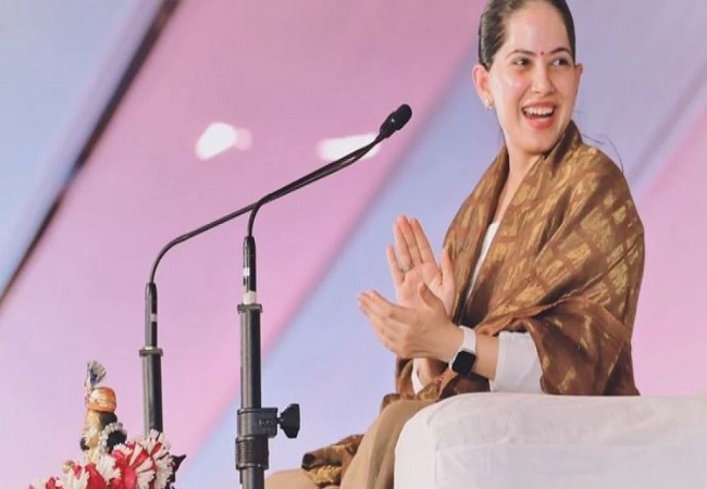 मैं भारत की जीत के लिए भगवान से कर रही हूं प्रार्थना- आध्यात्मिक वक्ता जया किशोरी
