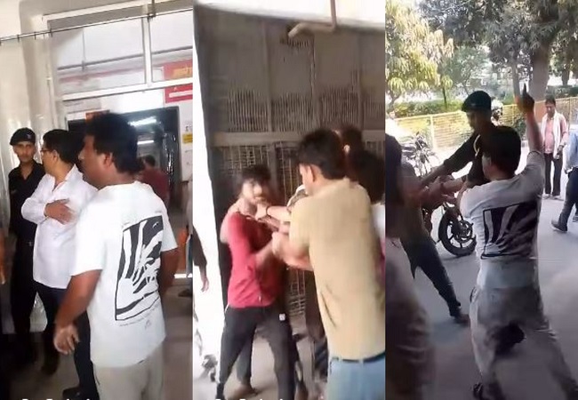 VIDEO : कानपुर के हैलेट अस्पताल में सफाई कर्मचारी और तीमारदार के बीच मारपीट, मामले की जांच शुरू