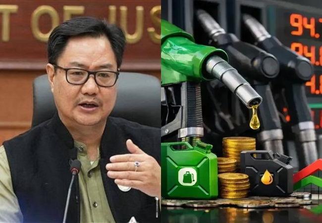 'हर नागरिक के लिए एक बड़ी राहत...' केंद्रीय मंत्री किरेन रिजिजू ने पेट्रोल-डीजल के दाम कम होने के दिये संकेत