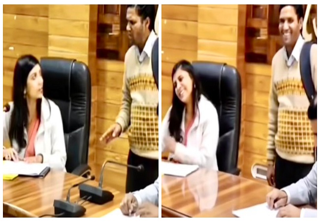 VIDEO: शादी को लेकर फरियादी ने जिलाधिकारी से कि ऐसी मांग की ठहाकों से गूंज उठा कार्यालय, डीएम ने दिया आश्वासन