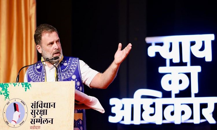 ट्रंप के कंट्रोल में हैं पीएम मोदी, 25 मिनट का भाषण दिया लेकिन अमेरिका के खिलाफ एक शब्द नहीं बोला: राहुल गांधी